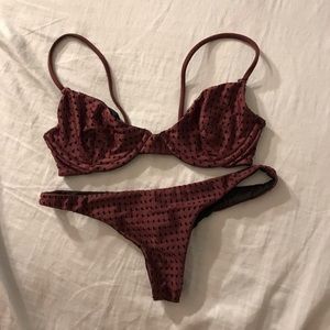 ❌SOLD ❌acacia merlot mesh set